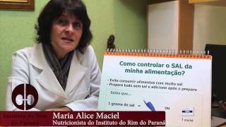 Dieta para pacientes com DCR Doença Crônica Renal  Sal e Líquidos [upl. by Lotsyrc552]