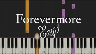 Forevermore  Side A  Easy Piano Tutorial [upl. by Acnaib]