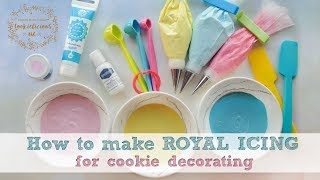 How to make ROYAL ICING  PLUS how to store your icing for future use [upl. by Hazem]