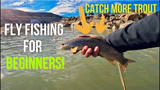 Trout Fishing Tips and Techniques  Fly Fishing for Beginners [upl. by Ahsyekal]