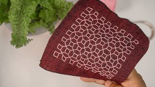 Sashiko Starter Easy Steps for Beginners [upl. by Bergren739]