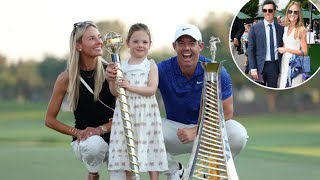 Rory McIlroy dedicates emotional win to wife Erica after rollercoaster year [upl. by Nohshan]