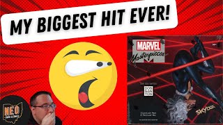 Marvel Masterpieces box opening My biggest hit EVER [upl. by Adiol]