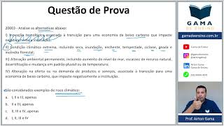 QUESTÃO 20003  ASG ESG CPA10 CPA20 CEA [upl. by Jo Ann]