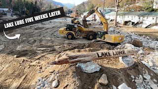 Lake Lure and Chimney Rock Nearly TWO MONTHS after Helene Flooding [upl. by Ahsinna]