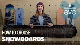 How to Choose a Snowboard amp Snowboard Size [upl. by Hairaza669]