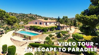 Video tour of incredible villa on a hill in Benissa  over 20000m² plot  pure luxury [upl. by Adriel]