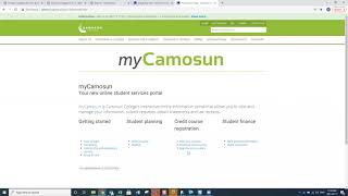 myCamosun Demo Session [upl. by Ho]