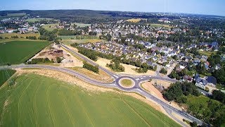 Neefestrasse nach CGrüna von der Brücke bis zum Kreisverkehr [upl. by Brause]