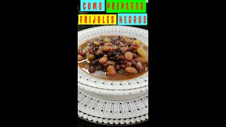 🤪Como preparar Frijoles Negros  👉Como Hacer Frijoles Negros con Cidra en olla de presion [upl. by Roddy979]