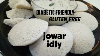 Jowar idli  jowar flour idli  jonna idli  Healthy breakfast  Diabetic free [upl. by Nosnirb]