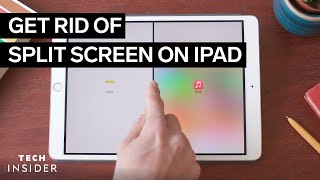 How To Get Rid Of Split Screen On iPad [upl. by Piderit]