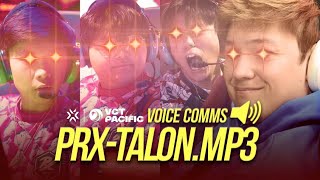 VCT Pacific Paper Rex vs Talon Esports  PRX VALORANT Mic Check [upl. by Ide]