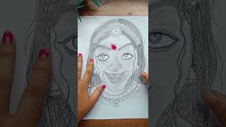 Chandramukhi 😈😱 ll drawing with pencil 🤍🤫 [upl. by Sue]