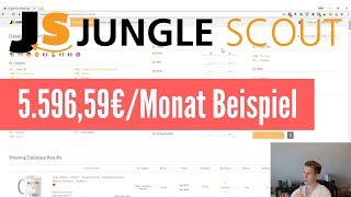 Jungle Scout Review  Jungle Scout Amazon FBA Produkte finden  559659€Monat Beispiel [upl. by Coplin819]