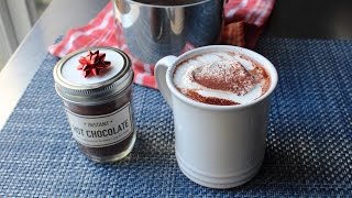 Homemade Instant Hot Chocolate Mix  Last Minute Edible Christmas Gift Idea [upl. by Helsa]