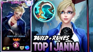 WILD RIFT JANNA  TOP 1 JANNA GAMEPLAY  EX SOVEREIGN RANKED [upl. by Yrrek375]