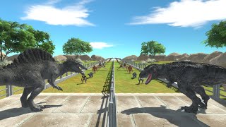 TRex vs Spinosaurus  TRex vs Dinosaurs Deathmatch  Dino Animation [upl. by Jangro]