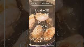 DELICE ABSOLU  Joue de porc confite une explosion de saveurs [upl. by Hewett]