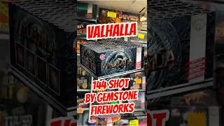 Valhalla 144 Shot Firework  giant firework For Bonfire night 2024 fireworks [upl. by Enaile]