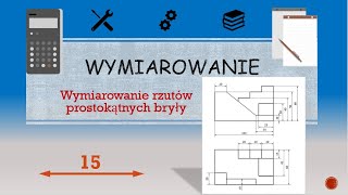 Dokumentacja Techniczna  wymiarowanie bryły 3 rzuty [upl. by Cass]