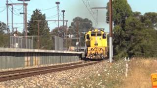 Amazing Horn Show  Maryvale Paper train flys through Beaconsfield [upl. by Eves632]