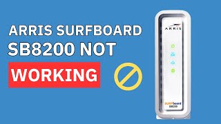 Arris Surfboard SB8200 Not Working [upl. by Dusen]