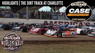 World of Outlaws CASE Construction Late Models  Dirt Track at Charlotte  Nov 7 2024  HIGHLIGHTS [upl. by Rivkah]