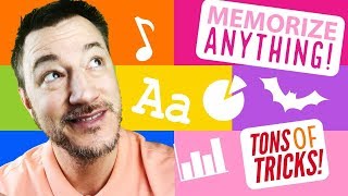 Memorize Anything  Learn Tons of Mnemonic Memory Tricks [upl. by Wehtam579]