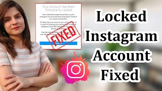 Recover Your Temporarily Locked Instagram Account  2021 [upl. by Ludvig]