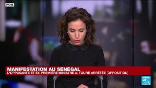 Sénégal premiers heurts après un report à hauts risques de la présidentielle • FRANCE 24 [upl. by Egiedan]