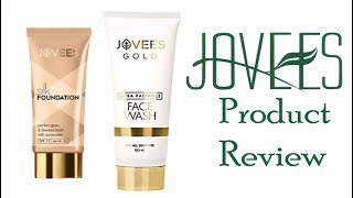 jovees gold facewash and silk foundation review final video [upl. by Cyma539]