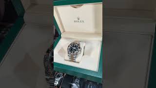 Rolex GMT Master II Yellow Gold Steel Grey Bezel Mens Watch 126713 Review  SwissWatchExpo [upl. by Esertak]