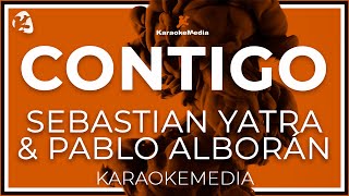 Sebastian Yatra amp Pablo Alboran  Contigo INSTRUMENTAL KARAOKE [upl. by Anerok693]