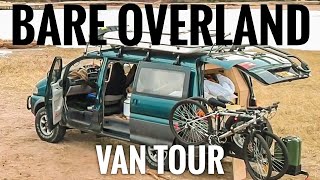 Offgrid Camper Van Tour  Modified Delica Camper Build L400 4x4 Overland Rig [upl. by Aieka541]