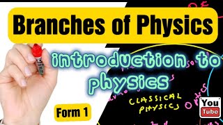 Branches of Physics  Introduction to Form 1 Physics [upl. by Sirroned]