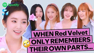 Red Velvet thinks hard to remember their own lyricsㅣKPop ON Playlist Take Over [upl. by Nerok]