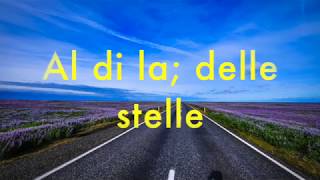 AL DI LA by Emilio Pericoli with lyrics [upl. by Weirick746]