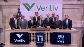 Opening Bell 08112016 Veritiv [upl. by Annaiv59]