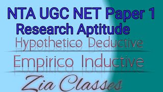 Hypothetico Deductive and Empirico Inductive Method  Qualitative and Quantitative [upl. by Qiratla]