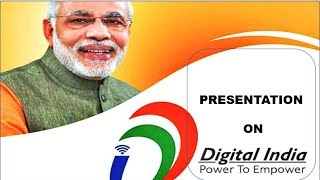 ppt on digital india [upl. by Beeck]