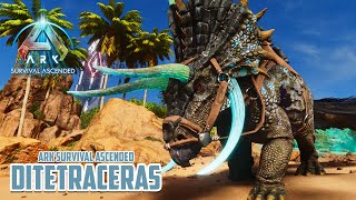 DITETRACERAS DINO TORPOR MIRIP TRIKE  Ark Survival Ascended MOD [upl. by Amir]