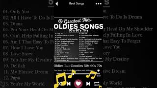 OLDIES BUT GOODIES 50S 60S 70S 80S GREATEST HITS SONGS OF ALL TIME [upl. by Belier]