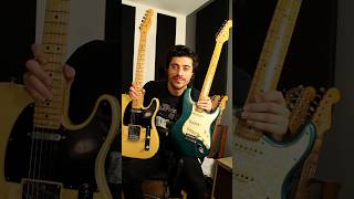 Telecaster Vs Stratocaster Bridge Pickup shorts [upl. by Egbert]