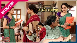 Udne Ki Asha  On Location  Renuka Ne Maara Sayli Ko Taana  Paresh Ne Diya Sath [upl. by Assilrac523]