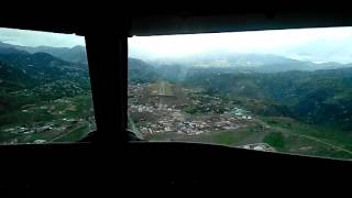 Aterrizaje en aeropuerto Antonio Nariño San Juan de Pasto [upl. by Yenruoj]