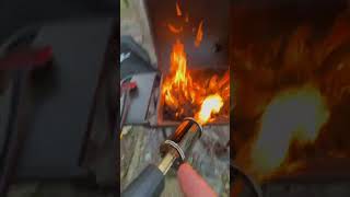 Best way to light Charcoal grill fire torch [upl. by Petulah]