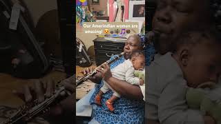 Gmas Lullaby indigenous jazz clarinet viralshorts [upl. by Evangelina]