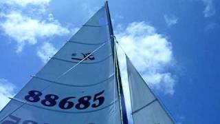 Hobie 16 Kaneohe Bay Hawaii [upl. by Lyred687]