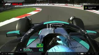 George Russell Crash FP 2  Mexico [upl. by Vareck]